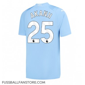 Manchester City Manuel Akanji #25 Replik Heimtrikot 2023-24 Kurzarm